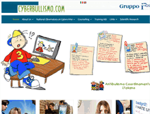 Tablet Screenshot of cyberbullismo.com